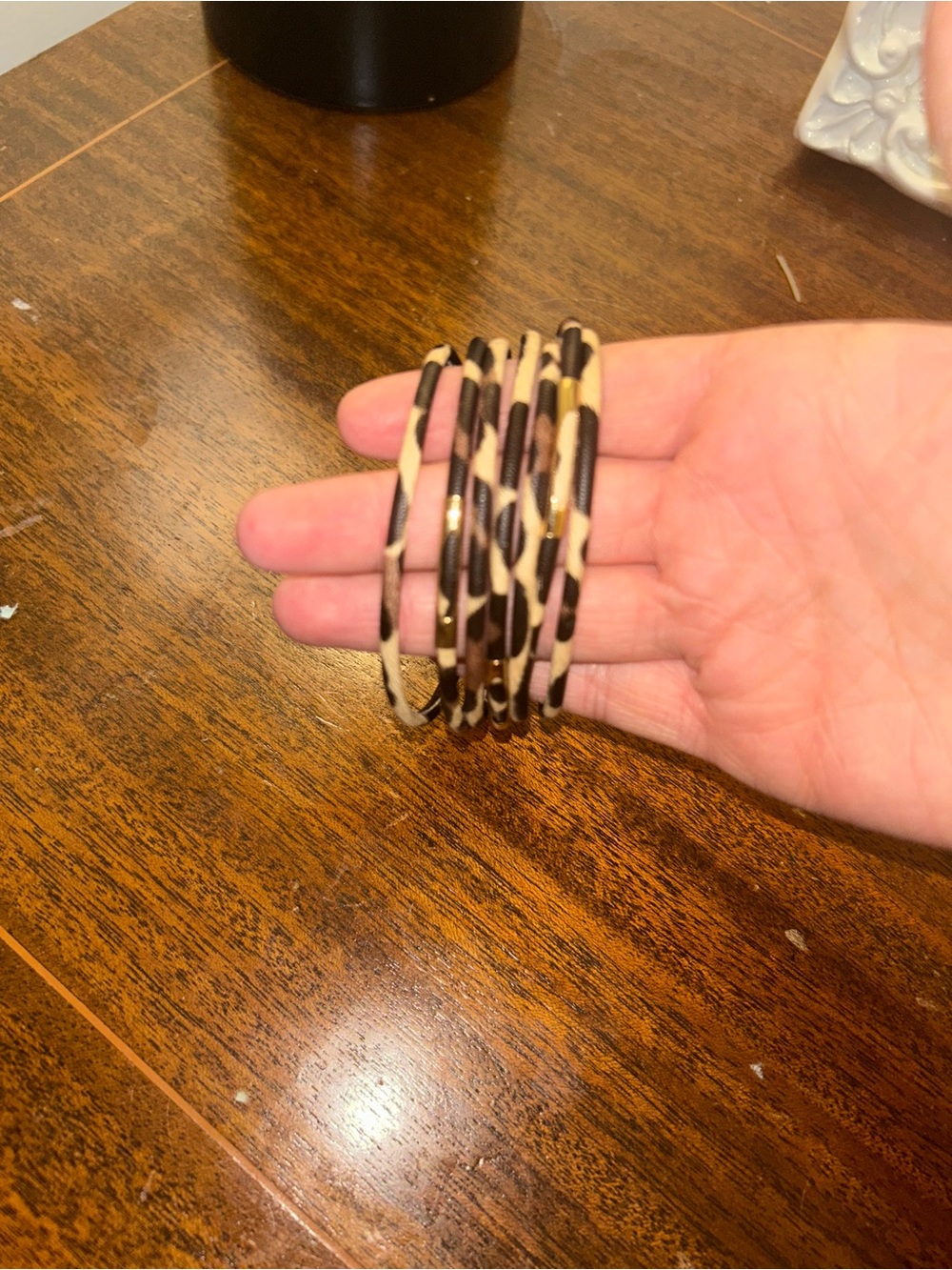 Leopard print bracelet - Picture 2 of 5